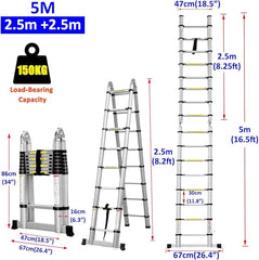 5m Telescopic Ladder