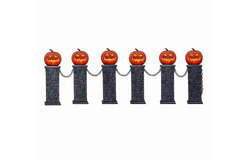 Halloween LED Pumpkin Fence