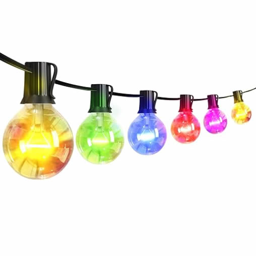 Professional Multi-Colour Outdoor Lights - 10m Strands Hire