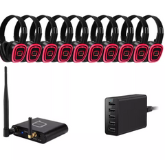 Silent Disco Headphones Set hire