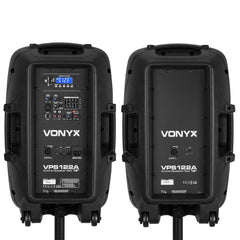 Bluetooth LED Party Speakers with Stands Hire