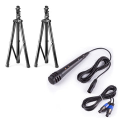 Bluetooth LED Party Speakers with Stands Hire